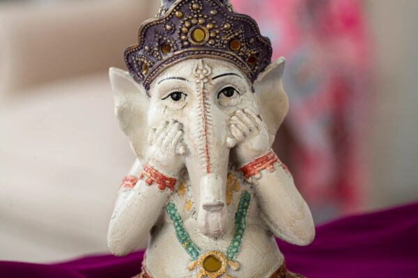 Set de Ganesha No Oye - No Habla - No Mira en Poliresina - Imagen 3