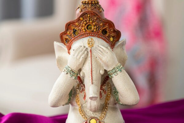 Set de Ganesha No Oye - No Habla - No Mira en Poliresina - Imagen 2
